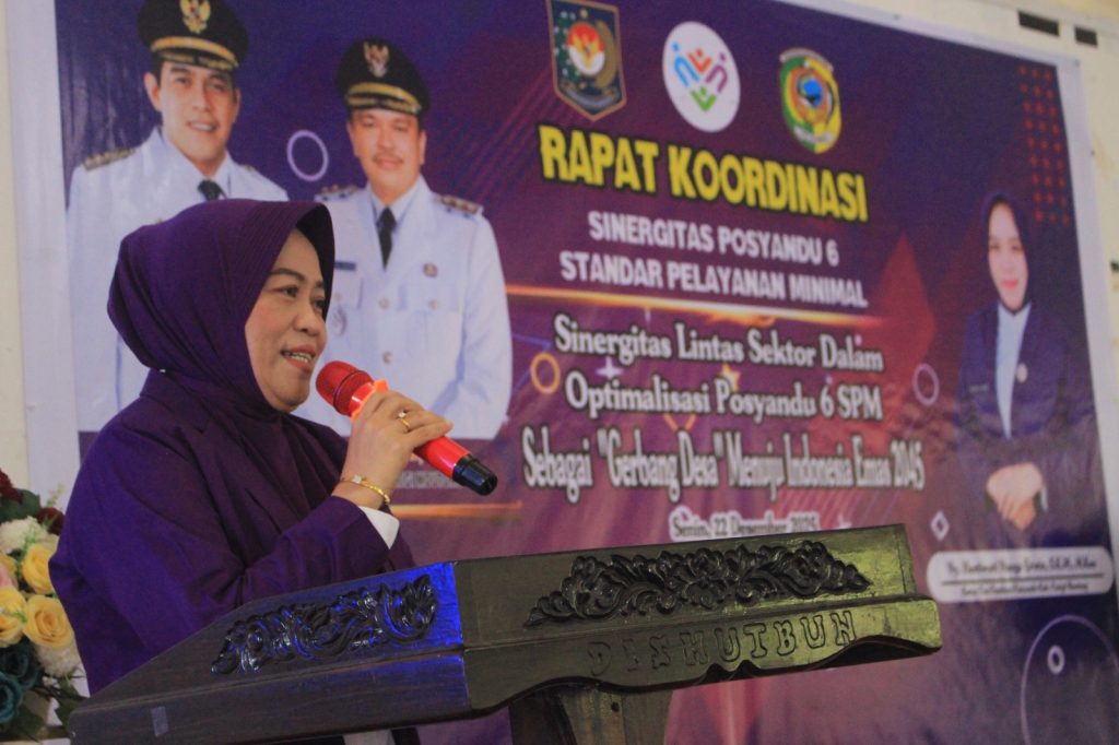 Rapat Koordinasi Sinergitas Posyandu 6 SPM, Perkuat Gerbang Desa Menuju Indonesia Emas 2045