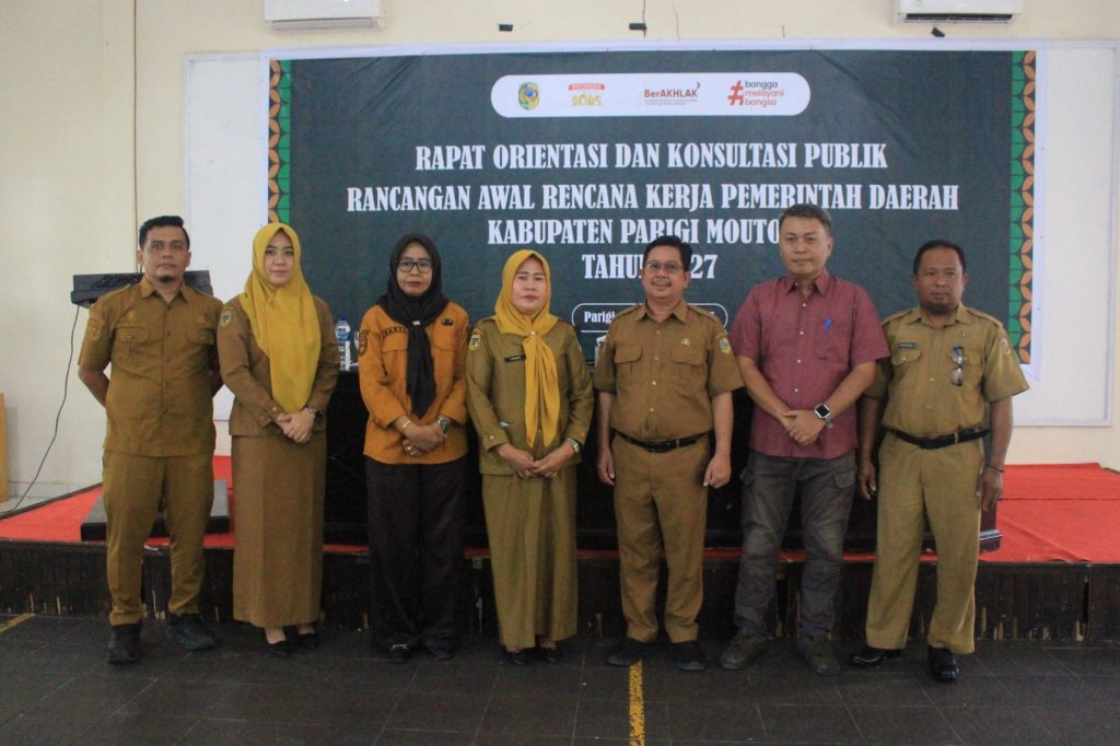 Asisten III Setda Parigi Moutong Buka Rapat Orientasi dan Konsultasi Publik Rancangan Awal RKPD 2027
