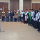 Bupati Parigi Moutong Erwin Burase menyampaikan arahan kepada kepala sekolah usai pelantikan di Auditorium Kantor Bupati Parigi Moutong.