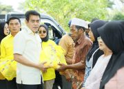 Golkar Bagikan Ratusan Paket Sembako untuk Warga Prasejahtera di Parigi Moutong