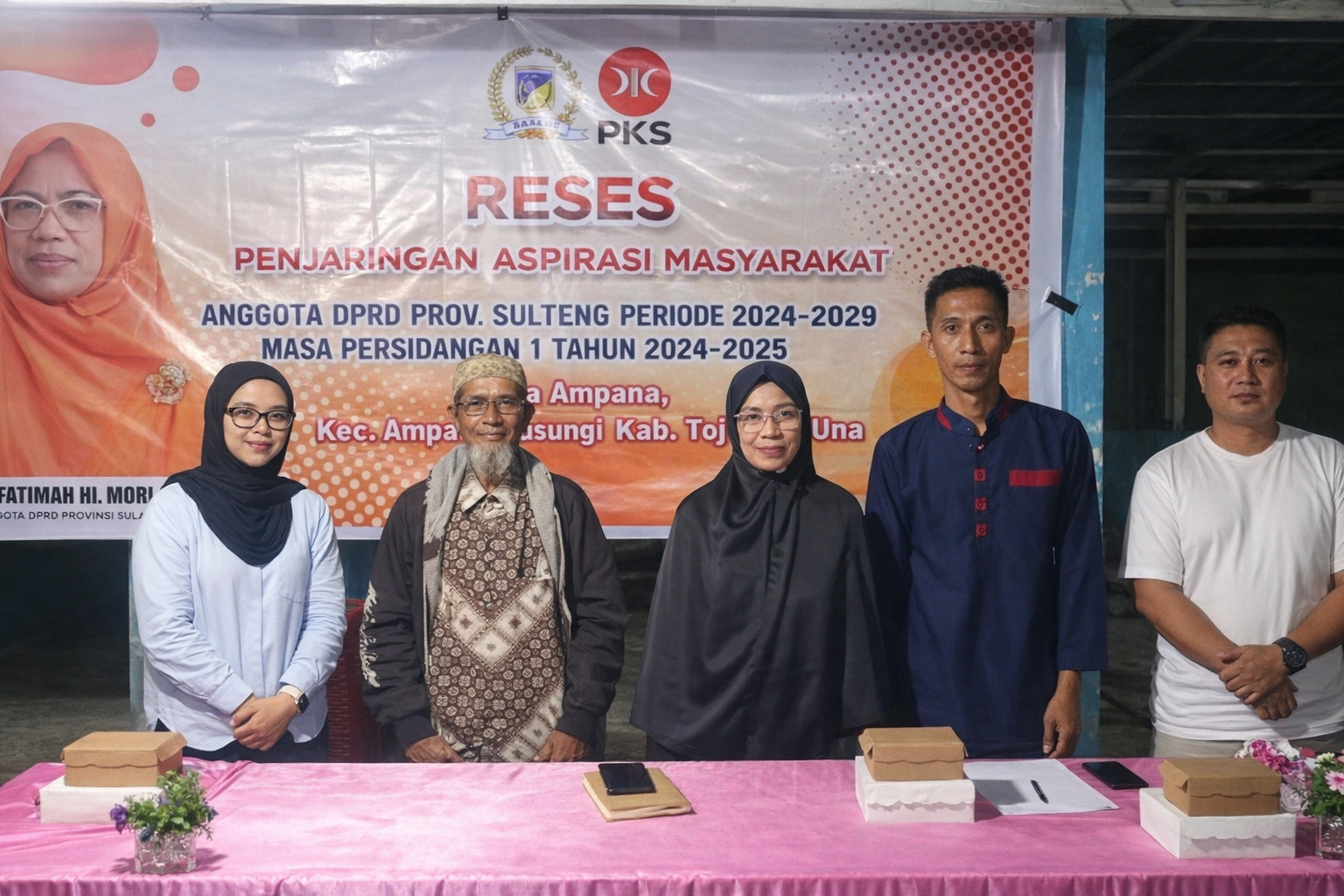 Anggota Fraksi PKS DPRD Sulteng Dra Hj Fatimah A Lasawedi M Si, usai menggelar reses jelang akhir tahun 2025. (Dok. Pribadi)