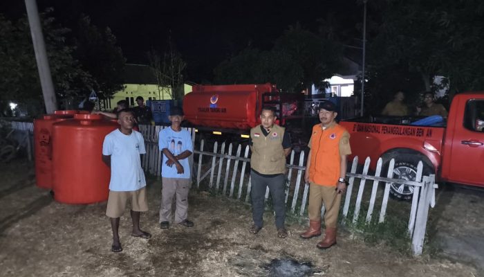 421 KK di Desa Jono Kalora Parigi Barat Terdampak Kekeringan, BPBD Lakukan Dropping Air Bersih