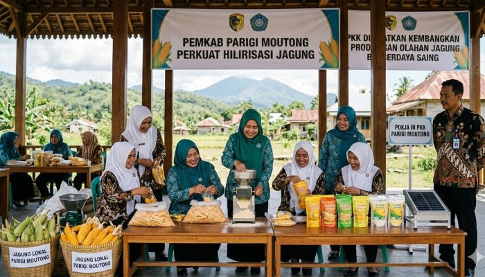 Pemkab Parigi Moutong Perkuat Hilirisasi Jagung, PKK Dilibatkan Kembangkan Produk Olahan