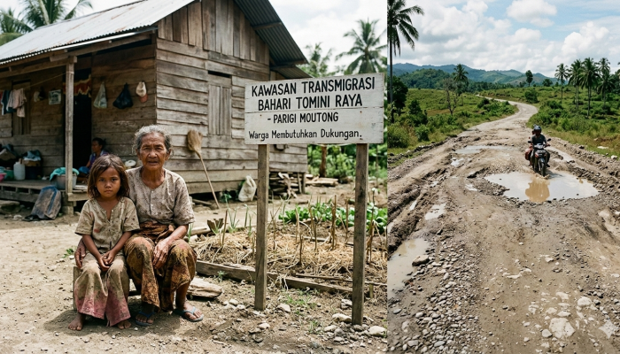 117 Ribu Warga Miskin dan 192 Km Jalan Rusak, Kawasan Transmigrasi Parimo Butuh Intervensi Pusat