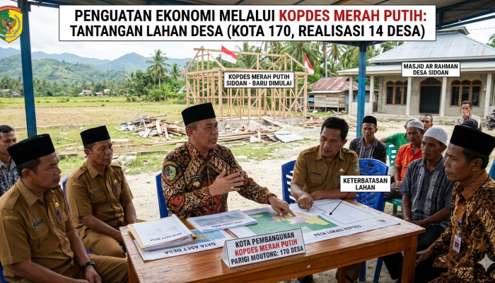 Parigi Moutong Dapat Kuota 170 Koperasi Desa Merah Putih, Baru 14 Desa Terealisasi