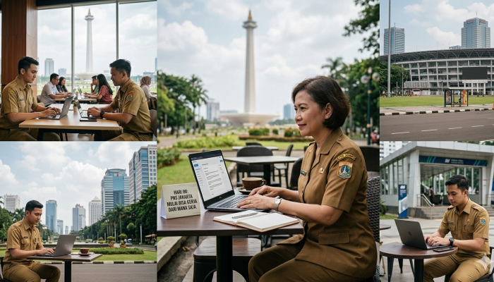 PNS di Jakarta Mulai Bisa Kerja dari Mana Saja, Berlaku Hari Ini