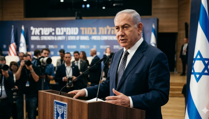 Netanyahu Tepis Rumor Kematian, Pamer Ngopi dan Tunjukkan Lima Jari