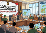 Polda Sulteng Perkuat Kesiapan Pengamanan Idul Fitri 2026