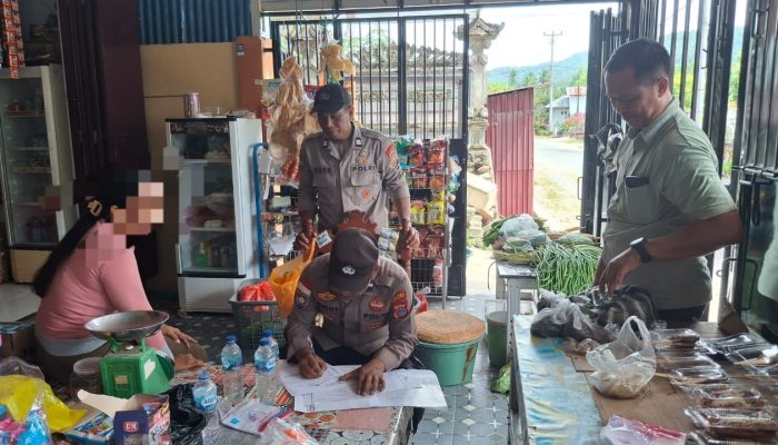 Operasi Pekat Tinombala 2026, Polsek Sausu Amankan Miras Cap Tikus di Balinggi