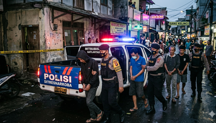 Polisi Ungkap Peredaran Sabu di Bolano Parigi Moutong, Empat Pelaku Diamankan