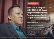 Paripurna LKPJ 2025, Candra Walk Out Soroti Penghargaan Pejuang Pemekaran dan Internal DPRD