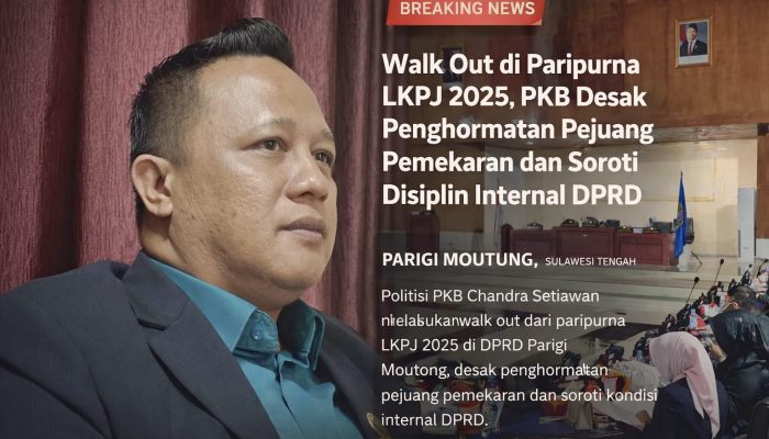 Paripurna LKPJ 2025, Candra Walk Out Soroti Penghargaan Pejuang Pemekaran dan Internal DPRD