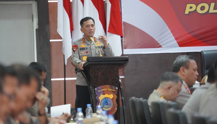 Kapolda Sulteng Soroti Pelanggaran Berat Personel, Tekankan Pengawasan Ketat di Jajaran