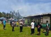Kebakaran Rumah Dinas Guru di Moutong, Kerugian Ditaksir Capai Puluhan Juta Rupiah