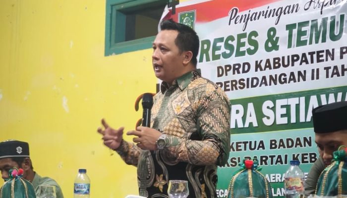 Kinerja Candra Setiawan Diapresiasi Warga Saat Reses di Desa Palapi