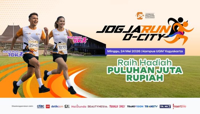 Jogja Run D-City Digelar 24 Mei 2026, Cek Link Pendaftaran
