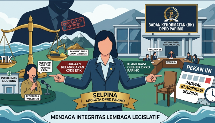 Dugaan Etik Selpina Mulai Diproses, BK DPRD Parimo Jadwalkan Klarifikasi