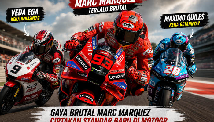 Veda Ega dan Maximo Quiles Disebut Kena Imbas Gaya Brutal Marc Marquez