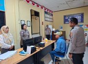 Kapolres Parigi Moutong Sidak Pelayanan, Tekankan Layanan Cepat dan Bebas Pungli