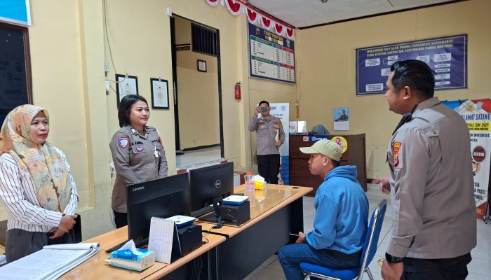 Kapolres Parigi Moutong Sidak Pelayanan, Tekankan Layanan Cepat dan Bebas Pungli