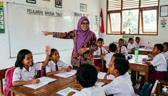 Enam Guru Parigi Moutong Ikuti Pelatihan Pengajaran Bahasa Tialo