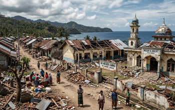 Ratusan Warga Kawio Bertahan di Ruang Terbuka, Rumah dan Sekolah Rusak Diguncang Gempa Filipina