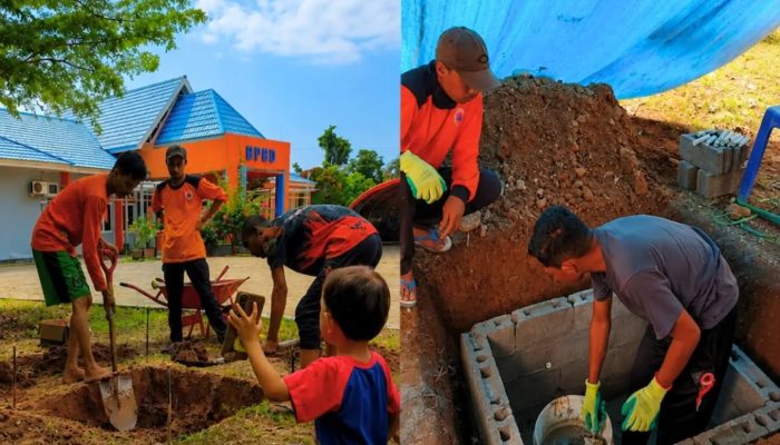 BPBD Parigi Moutong Buat Enam Lubang Biopori