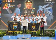 Personel Polda Sulteng Borong Tiga Emas Kapolri Cup