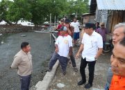 Bupati Parigi Moutong Tinjau Abrasi Pantai Desa Palasa