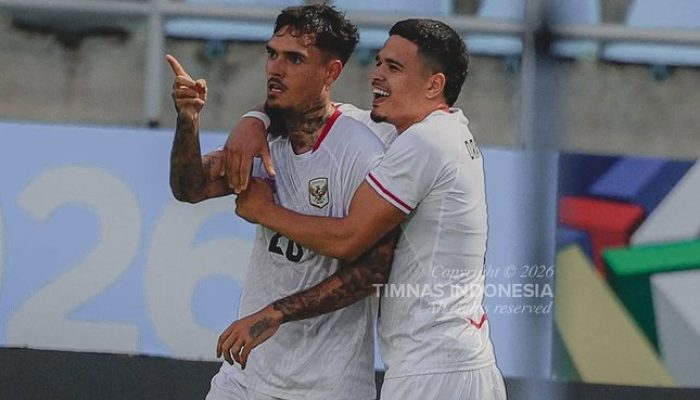 Garuda Pecah Kebuntuan, Menang Telak 3-0