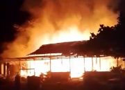 Kebakaran Hanguskan Warung di Tinombo Selatan