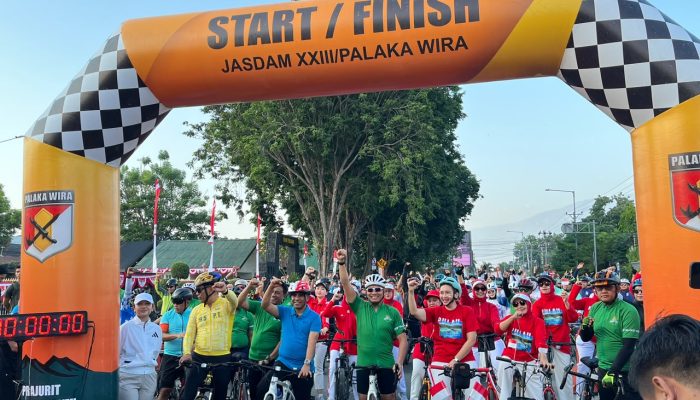 DPRD Sulteng Apresiasi Gowes Palaka Wira sebagai Wadah Pererat TNI dan Masyarakat
