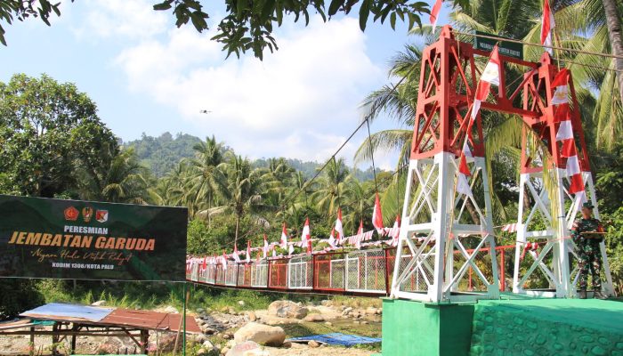 Jembatan Garuda Merah Putih Resmi Digunakan Warga