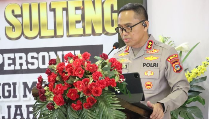 Kapolda Sulteng Tekankan Penguatan Kepercayaan Publik