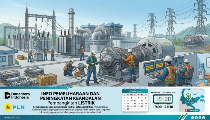 Jadwal Pemadaman Listrik Malam Ini di Parigi Moutong, Sigi dan Morowali