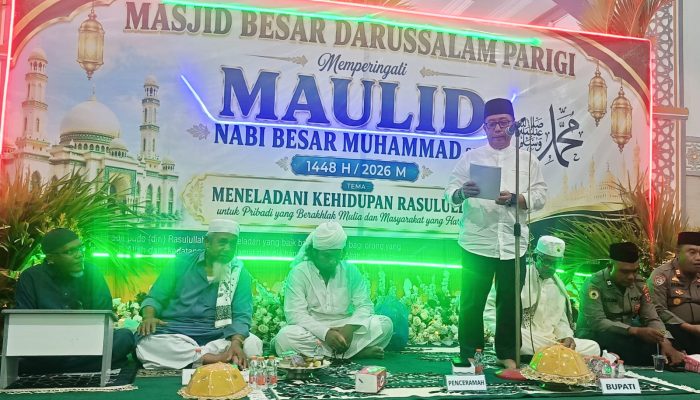 Bupati Parimo Ajak Warga Perkuat Ukhuwah Lewat Maulid