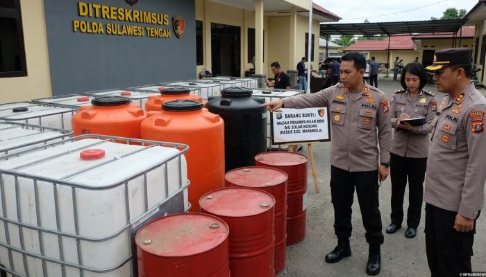 Polda Sulteng Sasar 6 Penampungan BBM Subsidi dan Awasi 10 SPBU