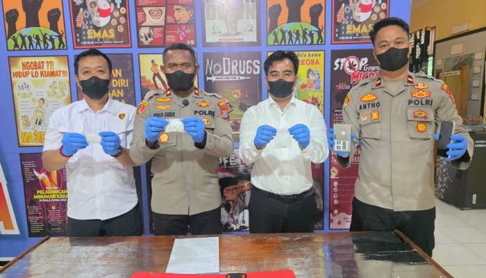 Polres Morowali Utara Tangkap 3 Pengedar dan Sita 64,64 Gram Sabu
