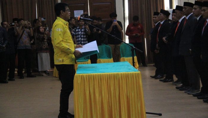 Bupati Erwin Burase Lantik 18 Pejabat Eselon II Parigi Moutong