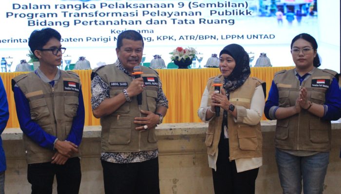 KKN Tematik Untad Resmi Diterima Pemkab Parimo Dorong Program Pertanahan