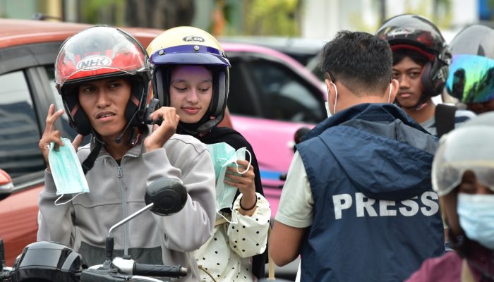 Kualitas Udara Kian Memburuk, PFI Palu Ajak Warga Pakai Masker